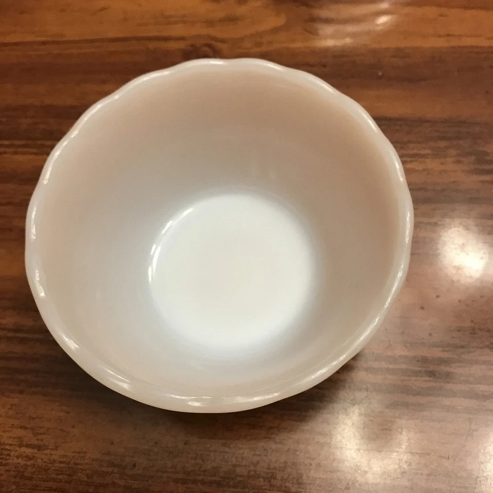 fire king peach luster‎ berry dish bowl